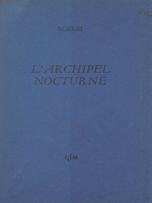 cover image of L'archipel nocturne